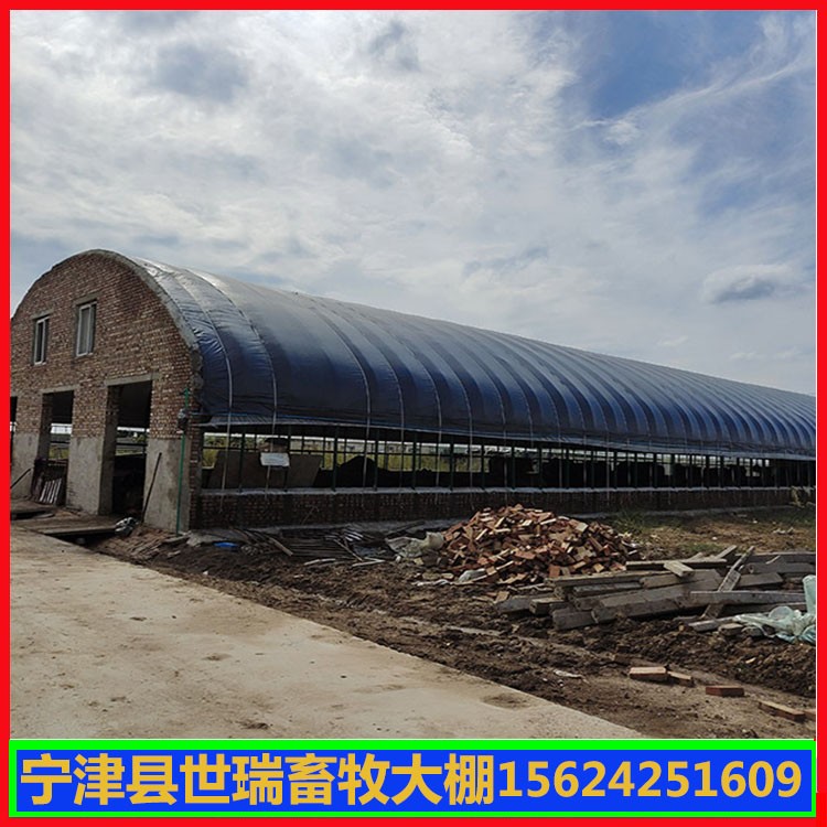 搭建养鸭棚价格 肉鸭养殖大棚建设 鸭舍大棚施工安装图3