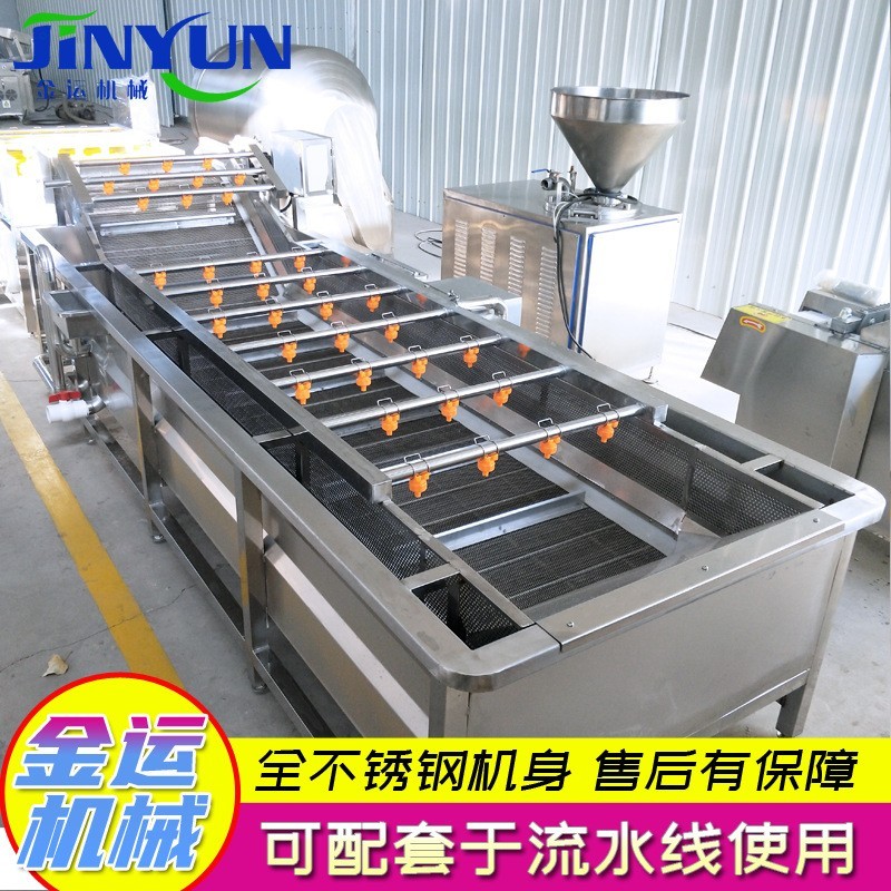 叶类蔬菜清洗设备 水果蔬菜气泡清洗机 食品包装袋清洗机图2