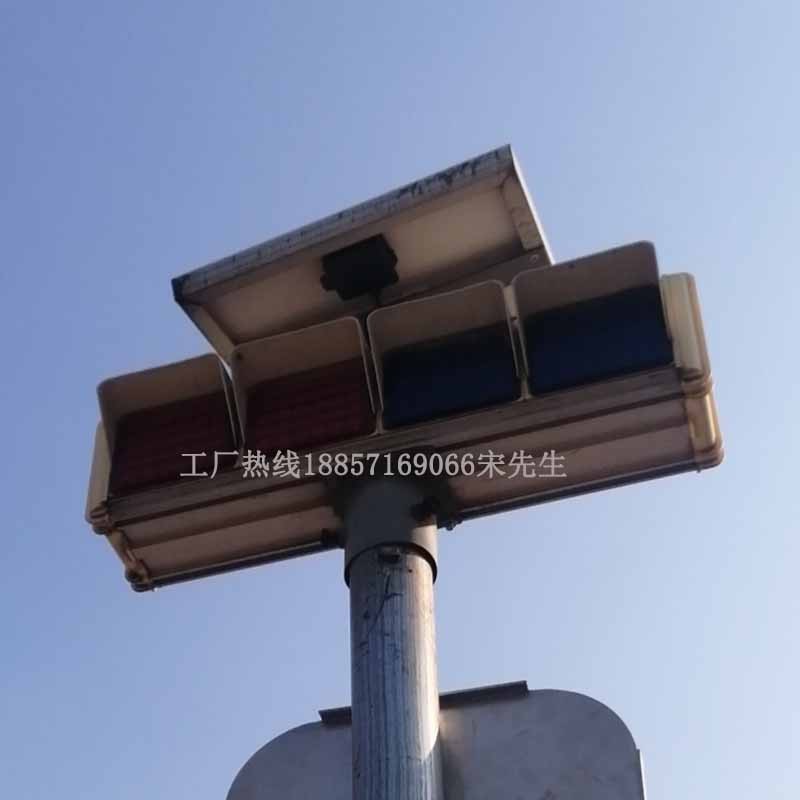 包头分体式太阳能爆闪灯 太阳能警示灯交通设施生产厂家图3